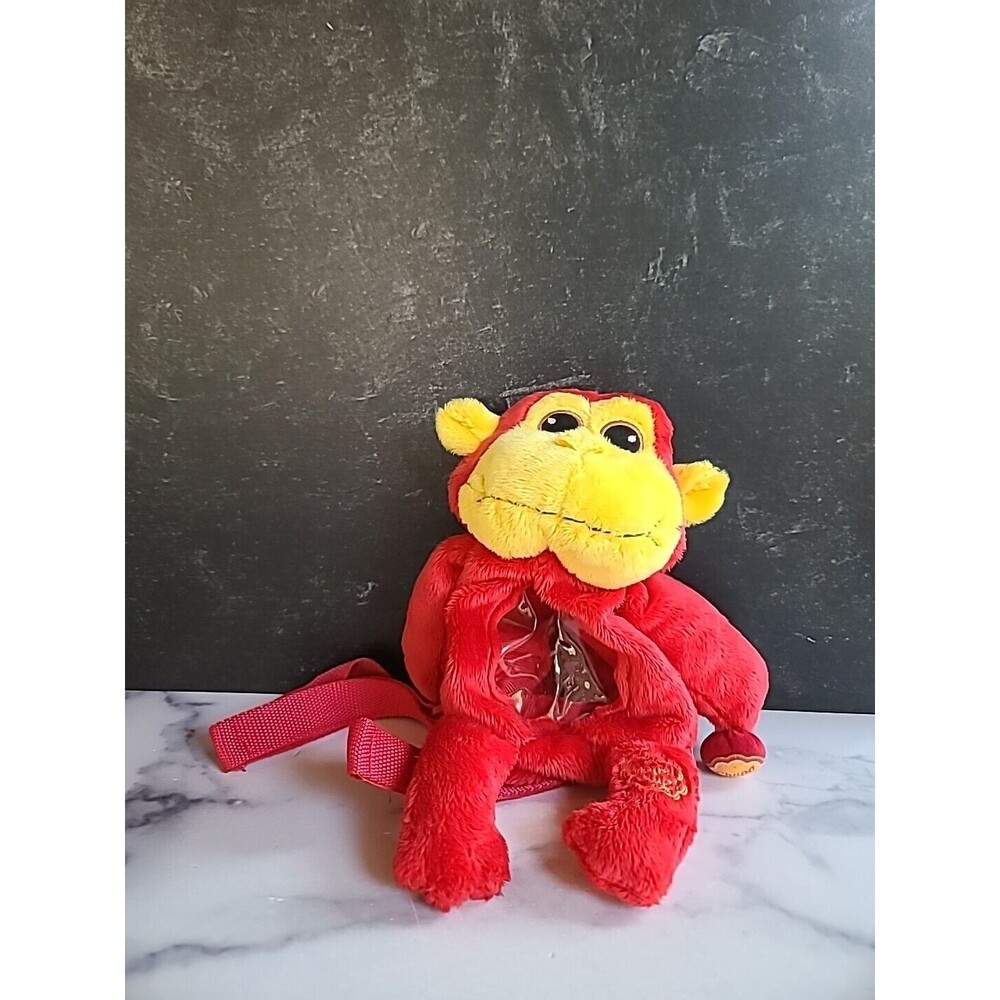 Chupa Chups Red Monkey Lollipop Plush Backpack